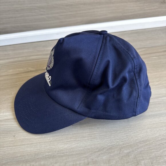 Monte Carlo Principaute Tradition Maritime adjustable SnapBack hat cap Navy Blue - Picture 4 of 9